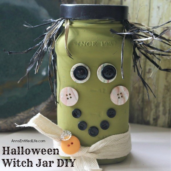 got a jar make a fun halloween witch