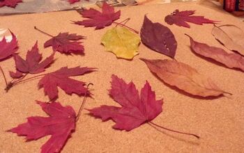  Artesanato de folhas de outono