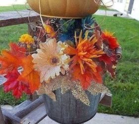 fall topiary decoration