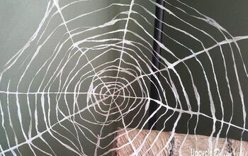 Decoración de Halloween con telas de araña de hilo DIY