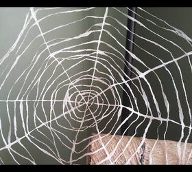 Plarn Spider Web Halloween Decoration Diy Hometalk