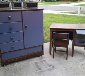 stork line nursery dresser and oak desk