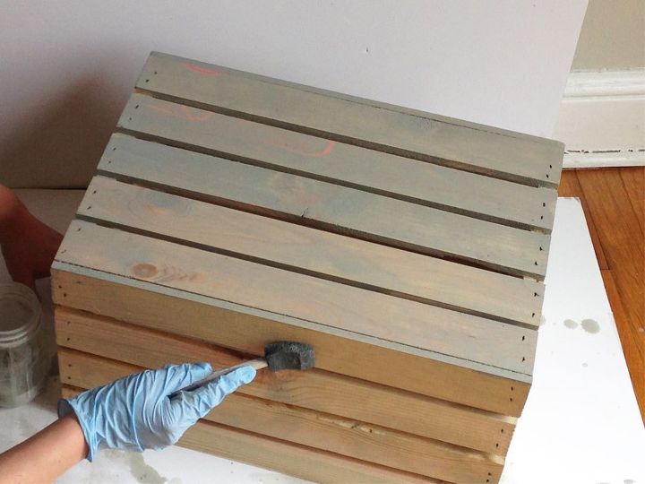 s step by step turn crates into the perfect pieces for your home, Step 3 Paint away Apply 2 coats