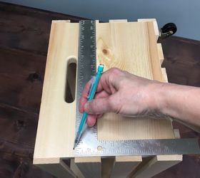paso a paso convierte las cajas en las piezas perfectas para tu hogar, Paso 4 Marcar la altura y cortar el exceso de madera