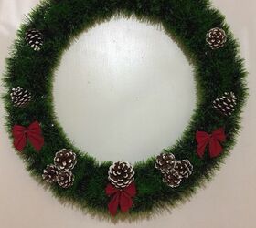 hula hoop christmas wreath