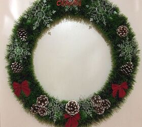 Hula Hoop Christmas Wreath
