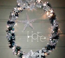 hula hoop christmas wreath