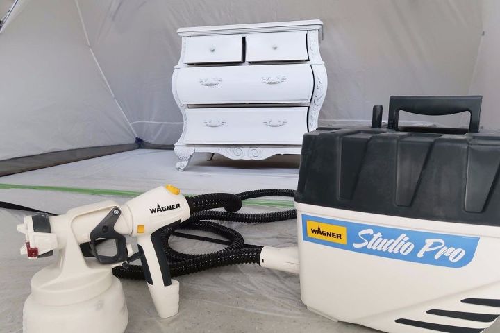 how to use a paint sprayer even inside of your home