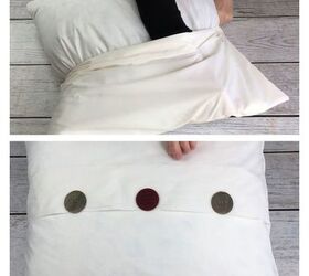 three super easy no sew pillows