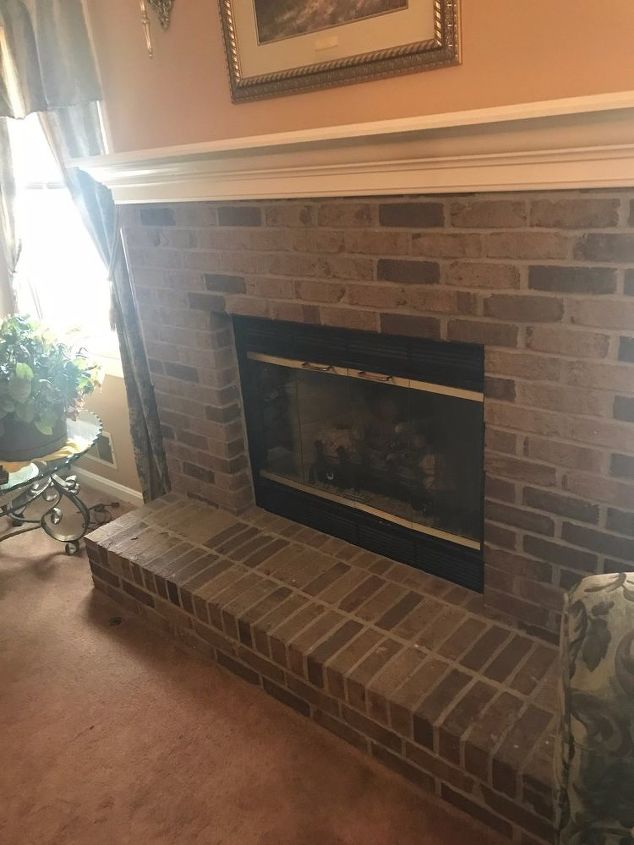 easy fireplace makeover