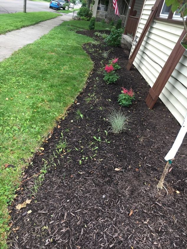do you put down a weed barrier when making a new flower bed