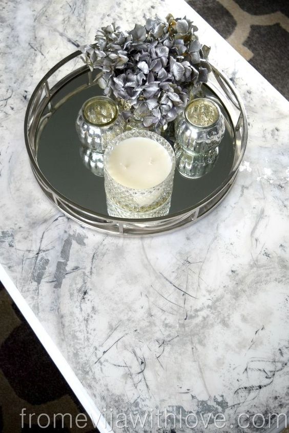 turn an ordinary coffee table into a statement piece