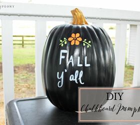 diy fall chalkboard pumpkin