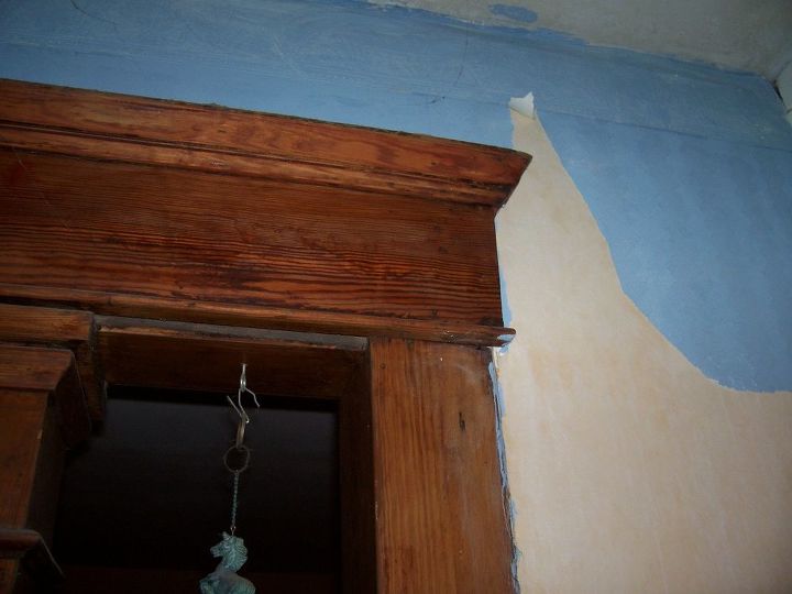 atualizao do projeto em andamento fixer upper part two, arco na frente da escada a madeira n o vai ser pintada