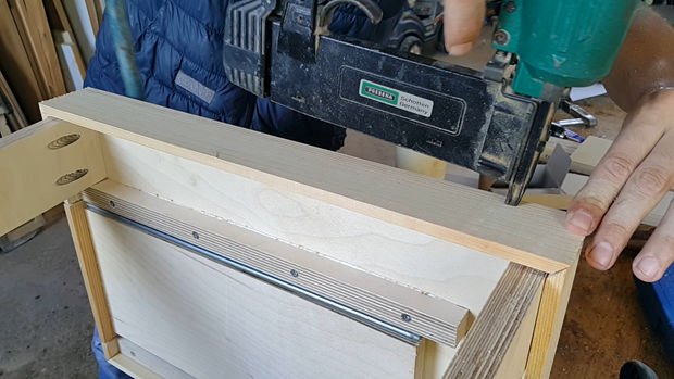 soporte para ordenador porttil de madera contrachapada