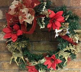 dollar store christmas wreath
