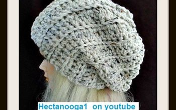 How to Crochet a Unisex Slouchy Hat