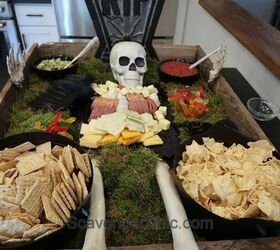 halloween cheese and meat platter