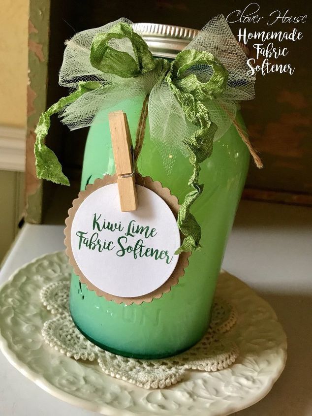 homemade fabric softener