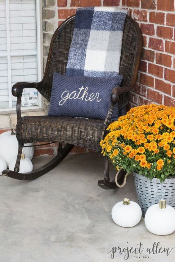 budget friendly fall front porch