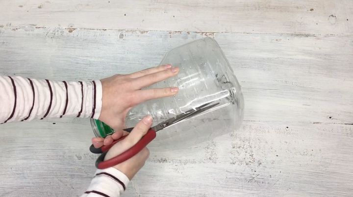 s upcycle your old clothing items for these great ideas, Step 4 Cut out the marked area of bottle