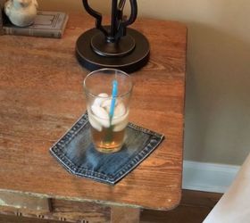 s upcycle your old clothing items for these great ideas, Step 6 Use your cute coaster