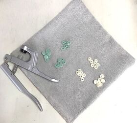 s 4 simple ways to clean green in your house, Step 5 Add snaps to connect towels together