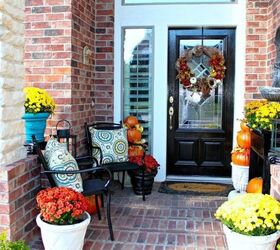 easy fall porch decor