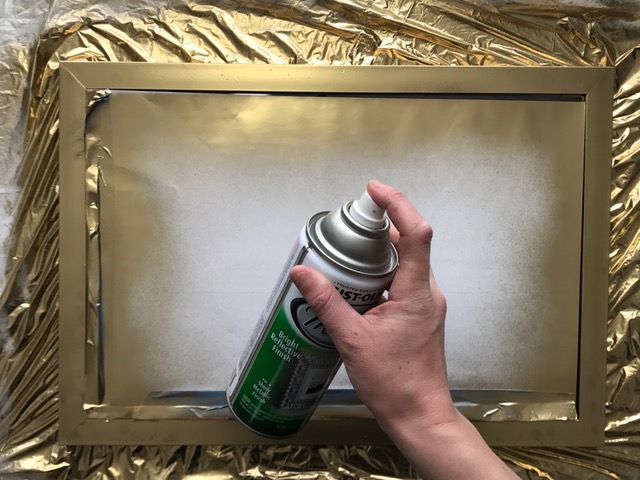 s 3 gorgeous ideas to use photo frames and not for pictures, Step 2 Spray paint the photo frame