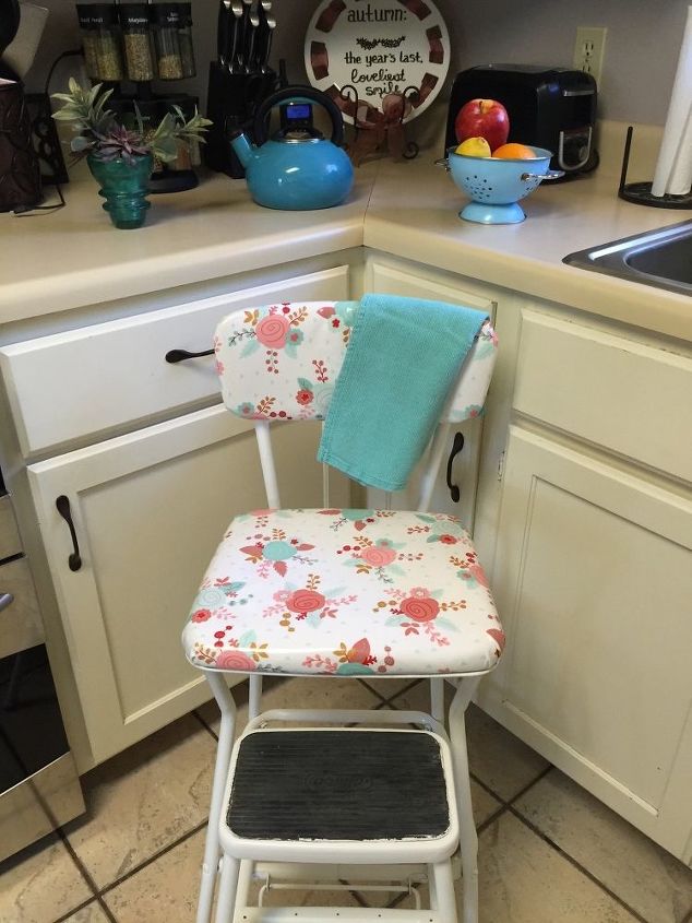 vintage cosco stool gets a new life