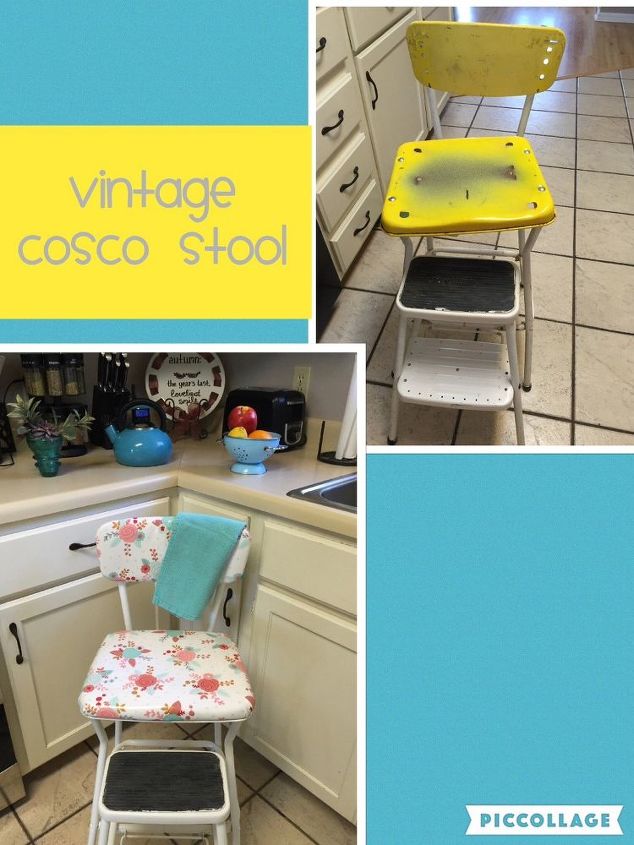 vintage cosco stool gets a new life