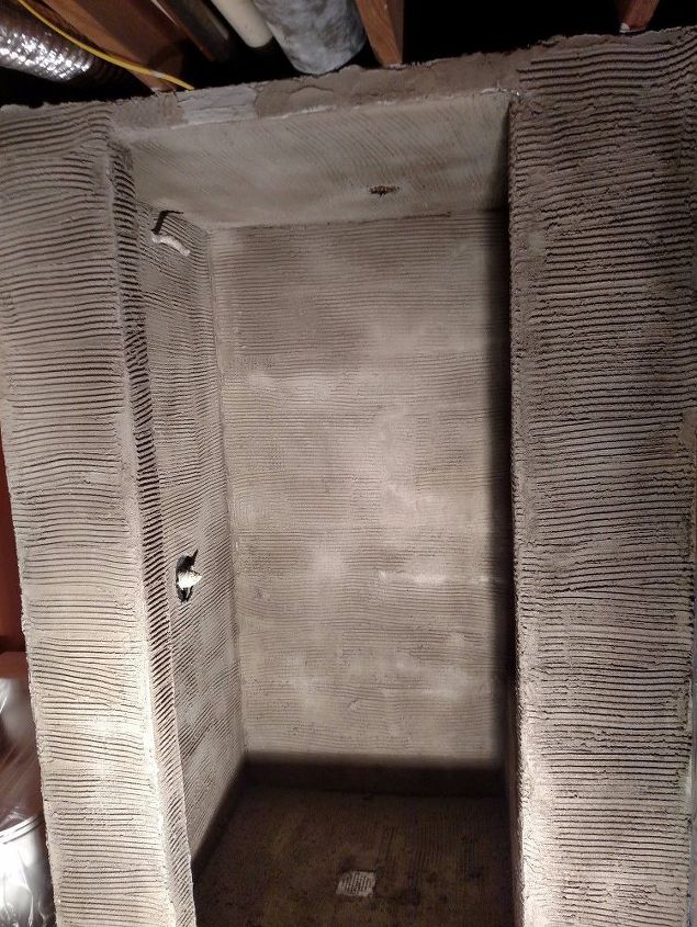 Custom Hand Carved Vertical Concrete Shower Hometalk