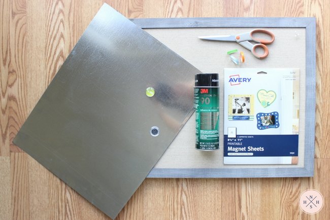 diy magnetic board schedule