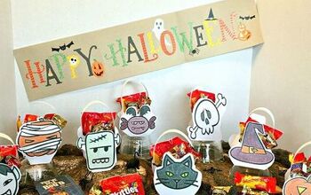 Cestas de caramelos con temática de Halloween - DIY Paper Craft