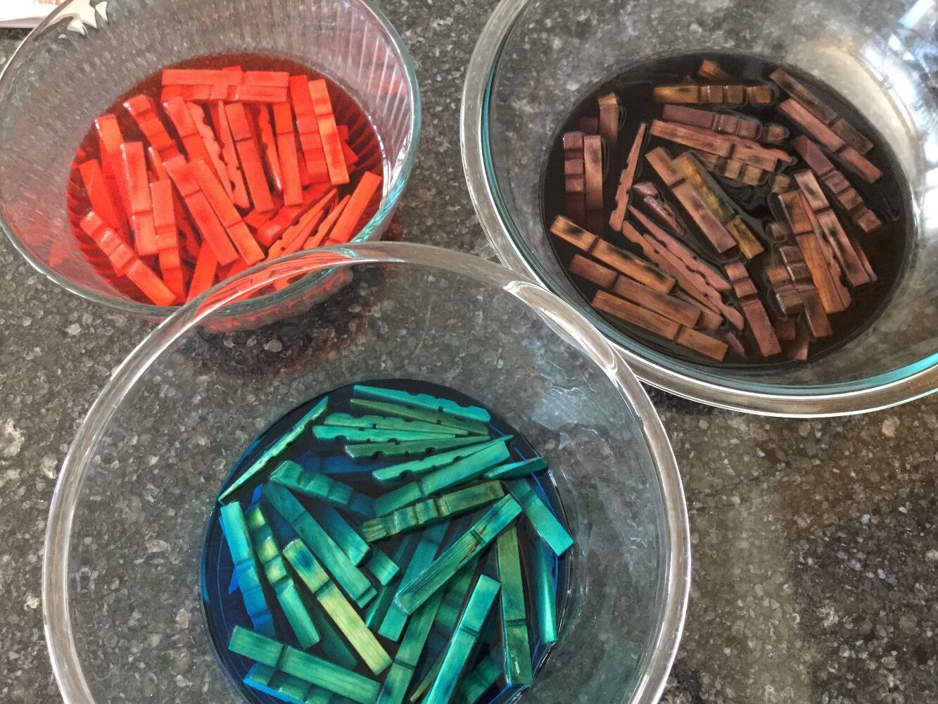 s 3 easy ways to make the cutest coasters for your house, Step 4 Soak the pins for about 24 hours