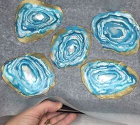 s 3 easy ways to make the cutest coasters for your house, Step 12 Bake slices for 20 minutes