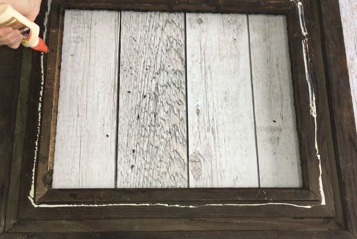 s 3 brilliant ideas how to use photo frames, Step 5 Attach the wooden box to the frame