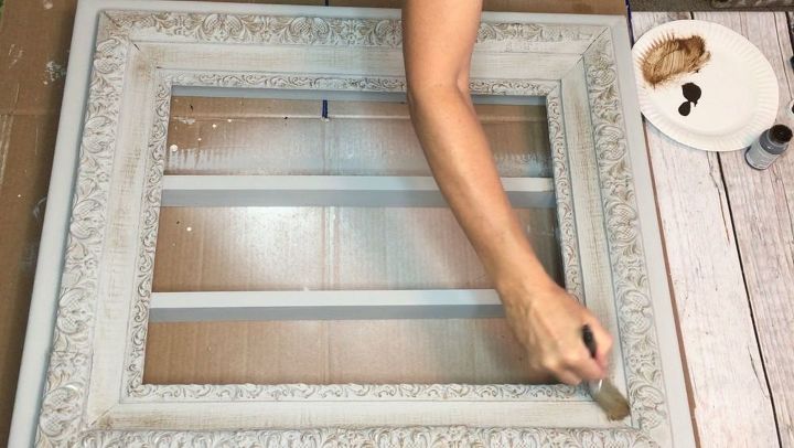 s 3 brilliant ideas how to use photo frames, Step 9 Apply coats of paint and wax