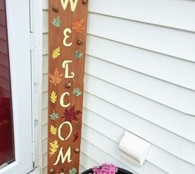 diy porch welcome sign