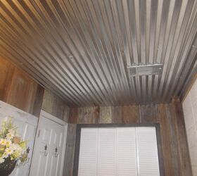 Barnwood Tin Bathroom Renovation Hometalk