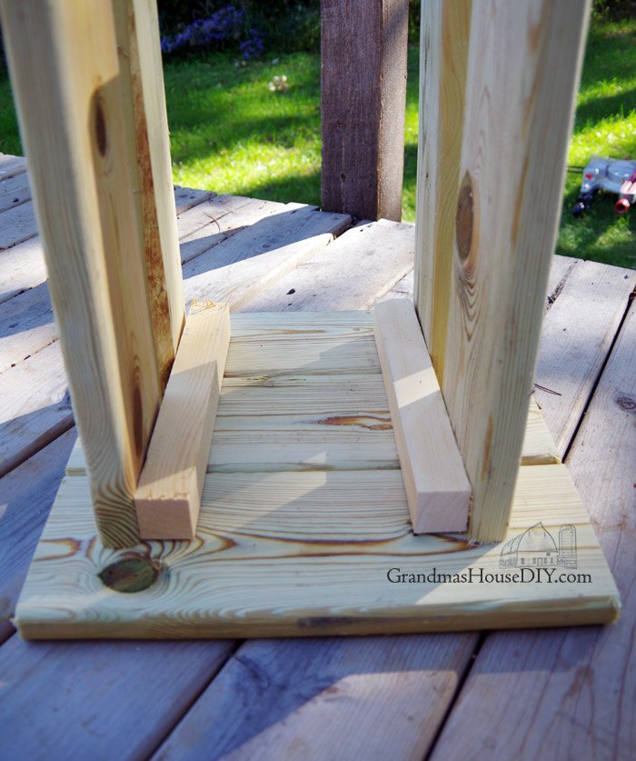 outdoor stool simple wood working project