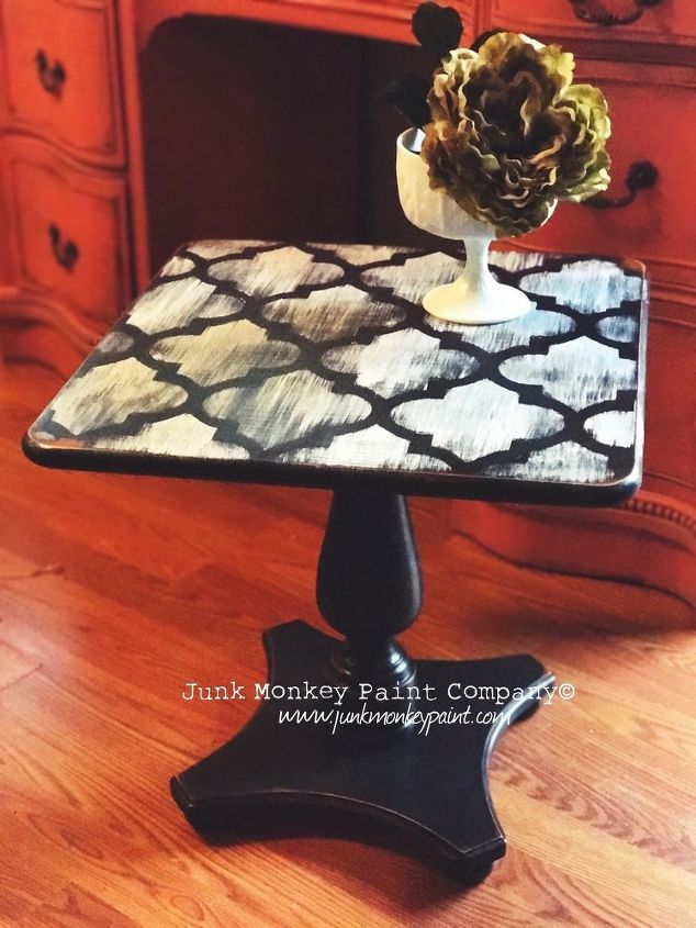 flipping end tables from drab to fab