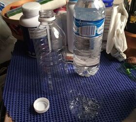 recycle water bottle 3 ways, Completed is deconstructed