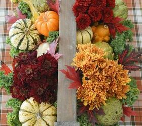 Crea un centro de mesa rústico para el otoño o el Día de Acción de Gracias