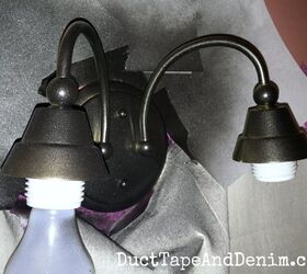 how to spray paint light fixtures