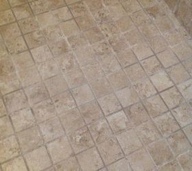porcelain tile walk in shower how to clean a white film on it