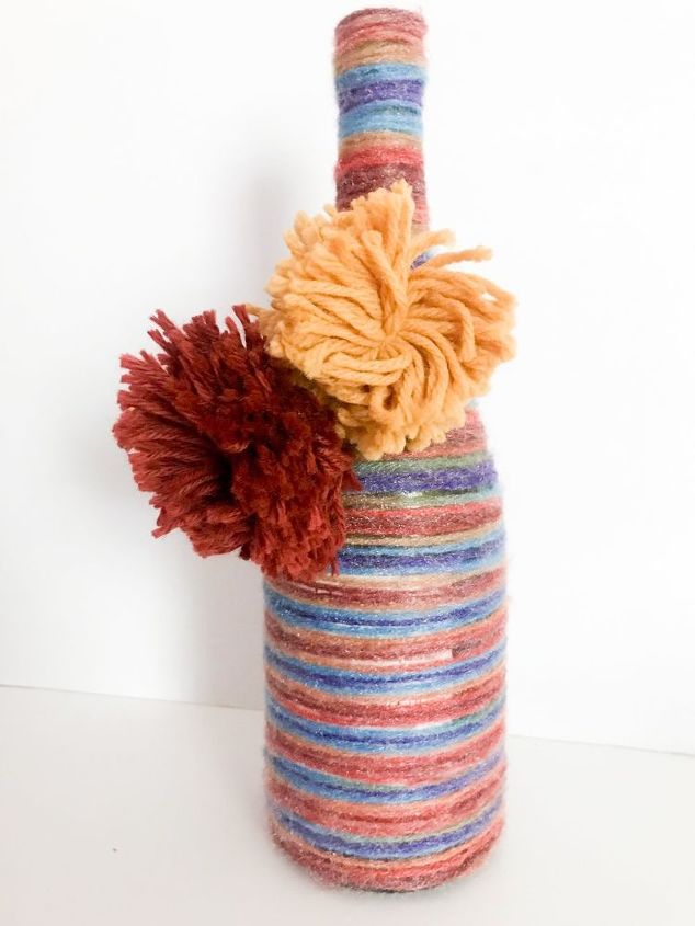 yarn wrapped bottles