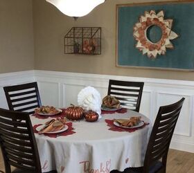 how to decorate your thanksgiving dining room