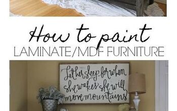 Cómo pintar muebles de laminado y MDF
