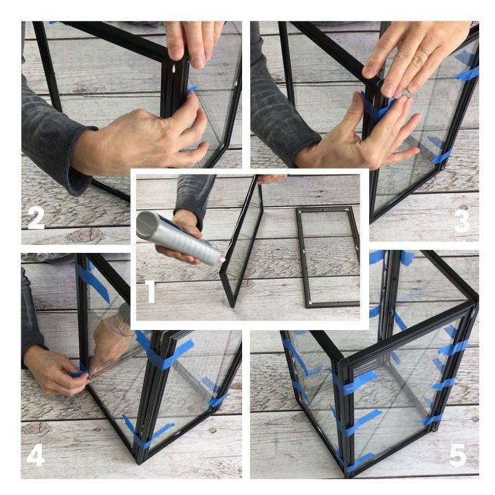 lantern made from dollar store finds